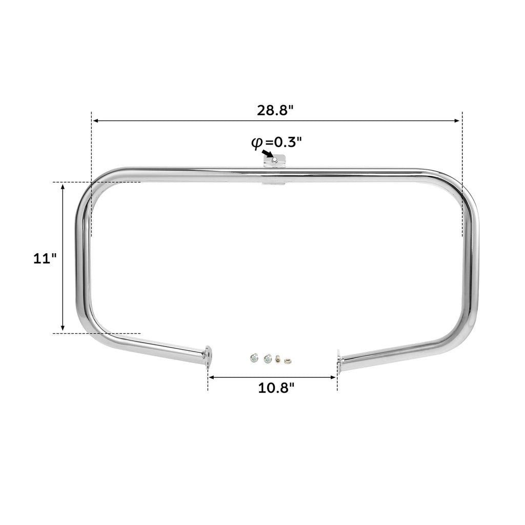 Lower Vented Fairings Engine Guard for Harley Electra Road Glide (1997–2008)