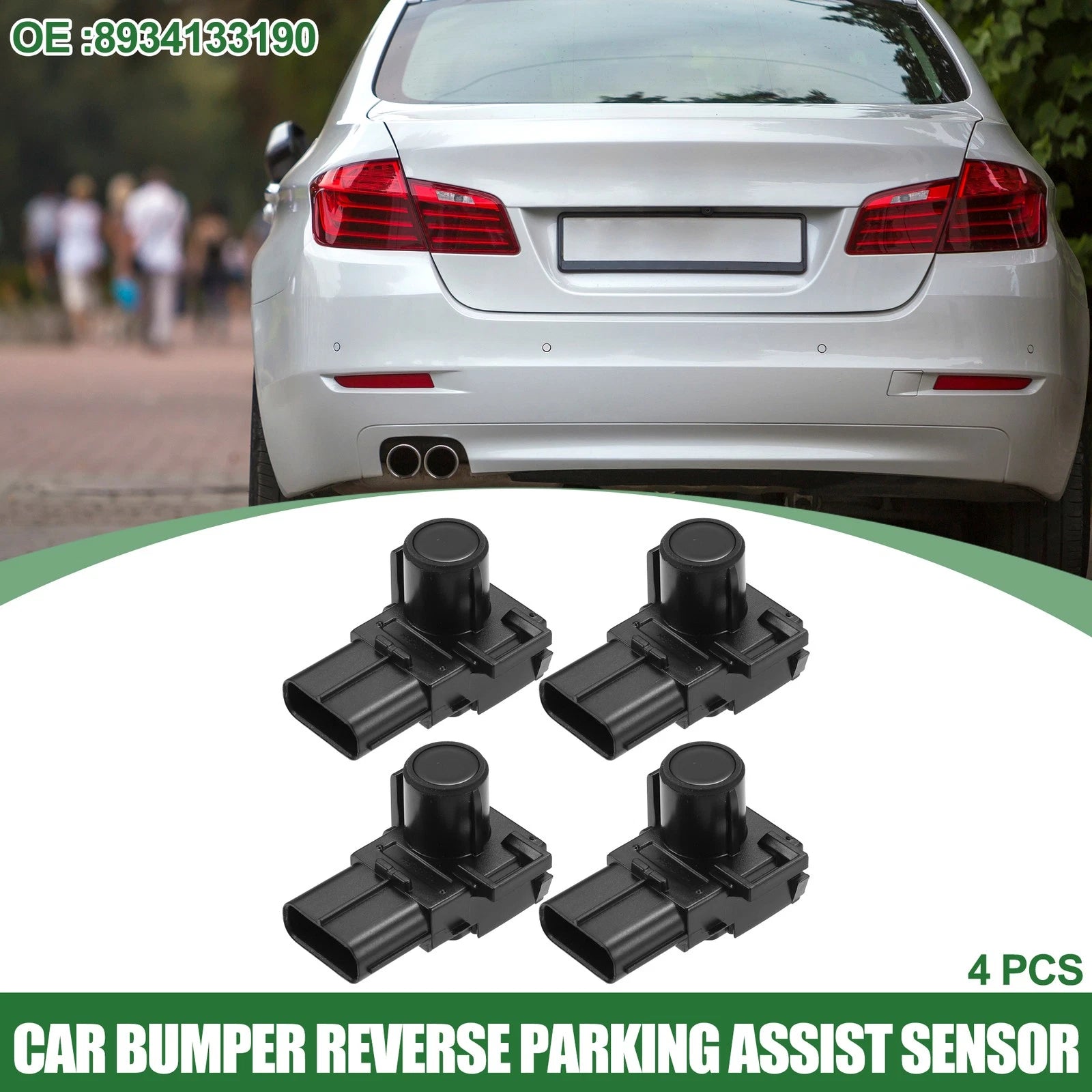 Rear Parking Sensor Kit 4 Pcs Replacement for Lexus LX570 (2013–2015)
