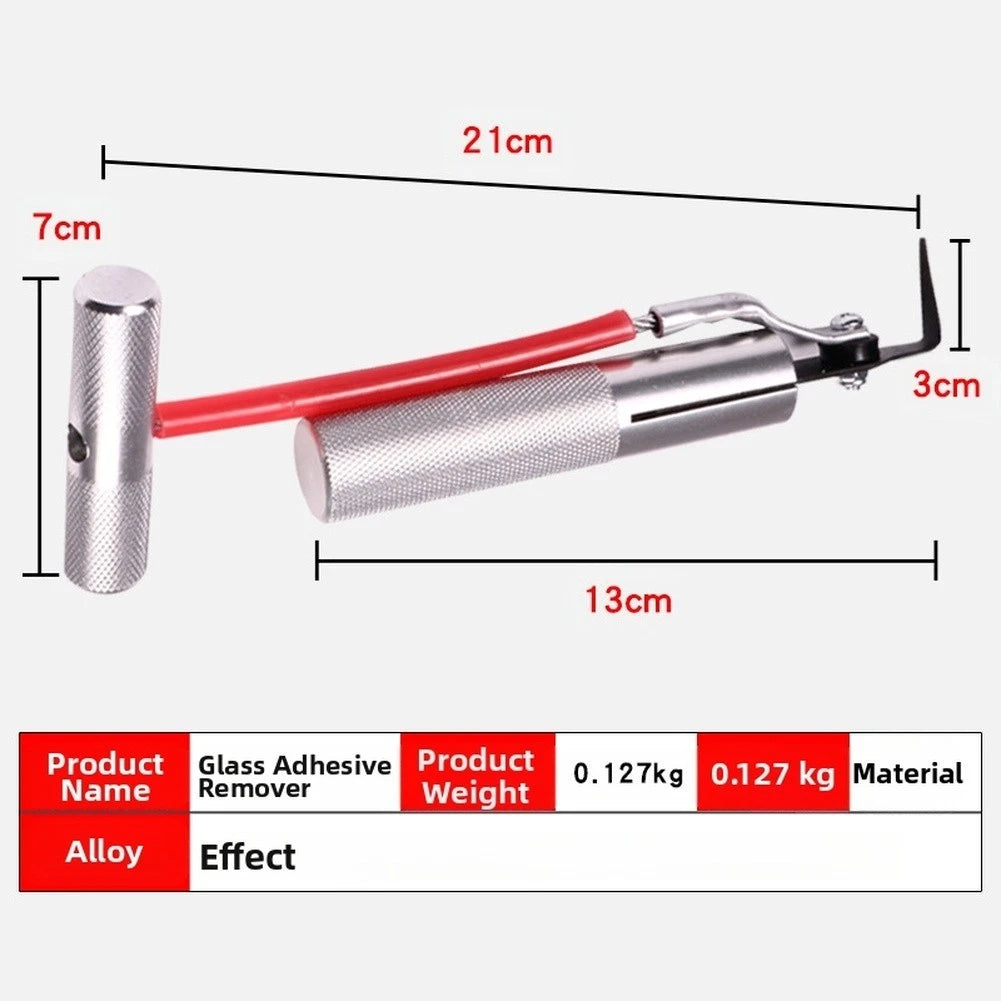 Windshield Removal Tool Kit for Automotive Glass (Red Alloy)