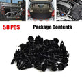 50X Push Pin Rivets for Car Interior Trim Panel (9mm)