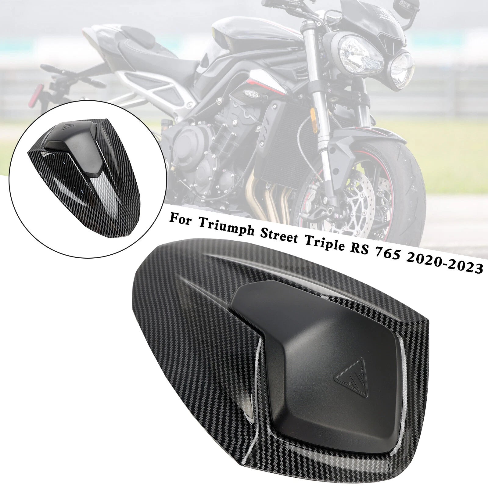 Rear Tail Seat Fairing Cowl Cover for Street Triple RS 765 (2020–2024) Carbon