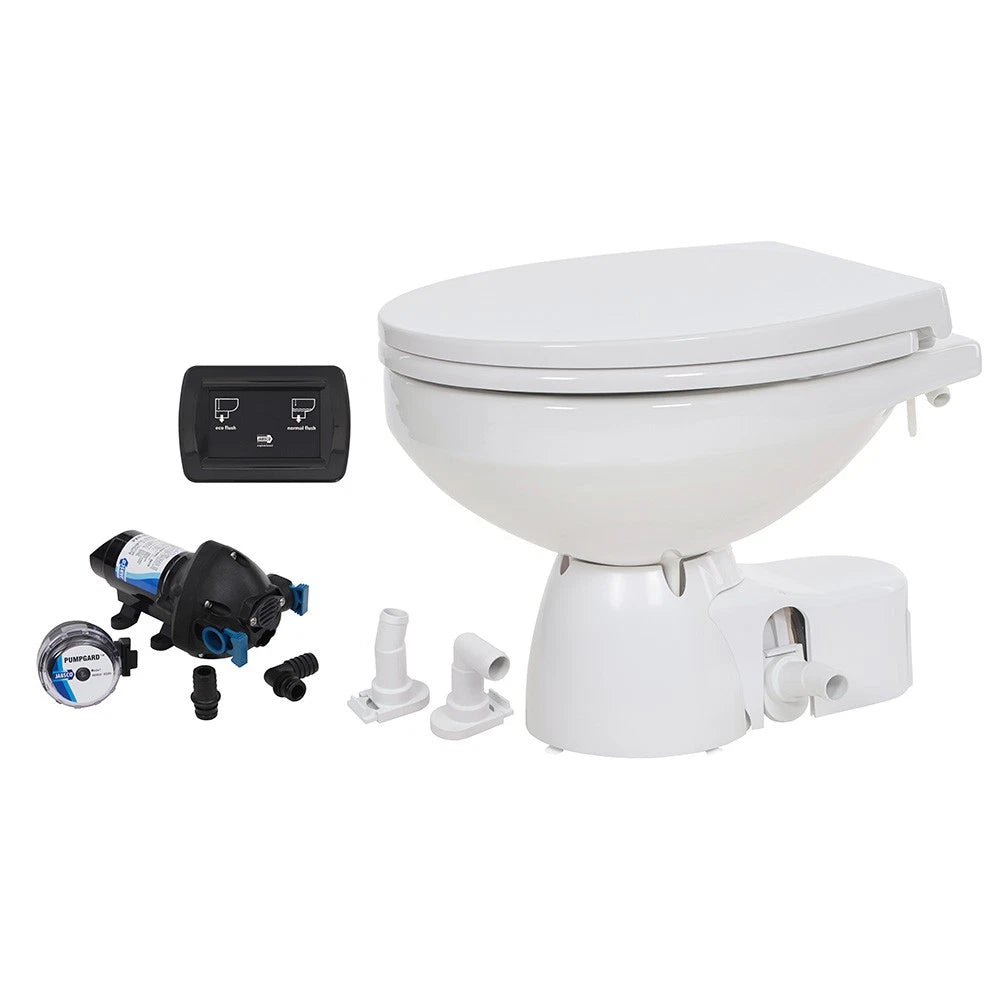 Jabsco Quiet Flush E2 Toilet for Marine Applications (12V)