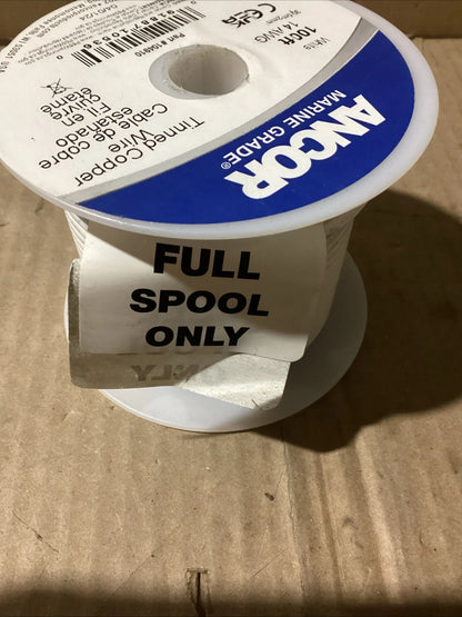 100ft Spool of 14 AWG Tinned Copper Wire for Ancor 104910
