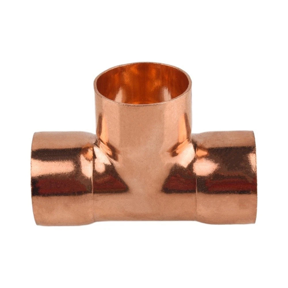 10PCS Temperature Resistant Copper Tee Fittings for Car RV AC Long Term Use