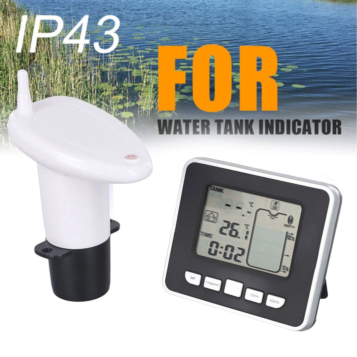 Liquid Level Meter for Cistern Rainwater Tank