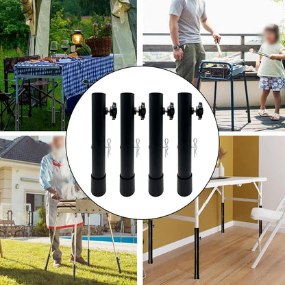 Set of 4 Table Leg Extender Brackets for Workbench and Craft Table