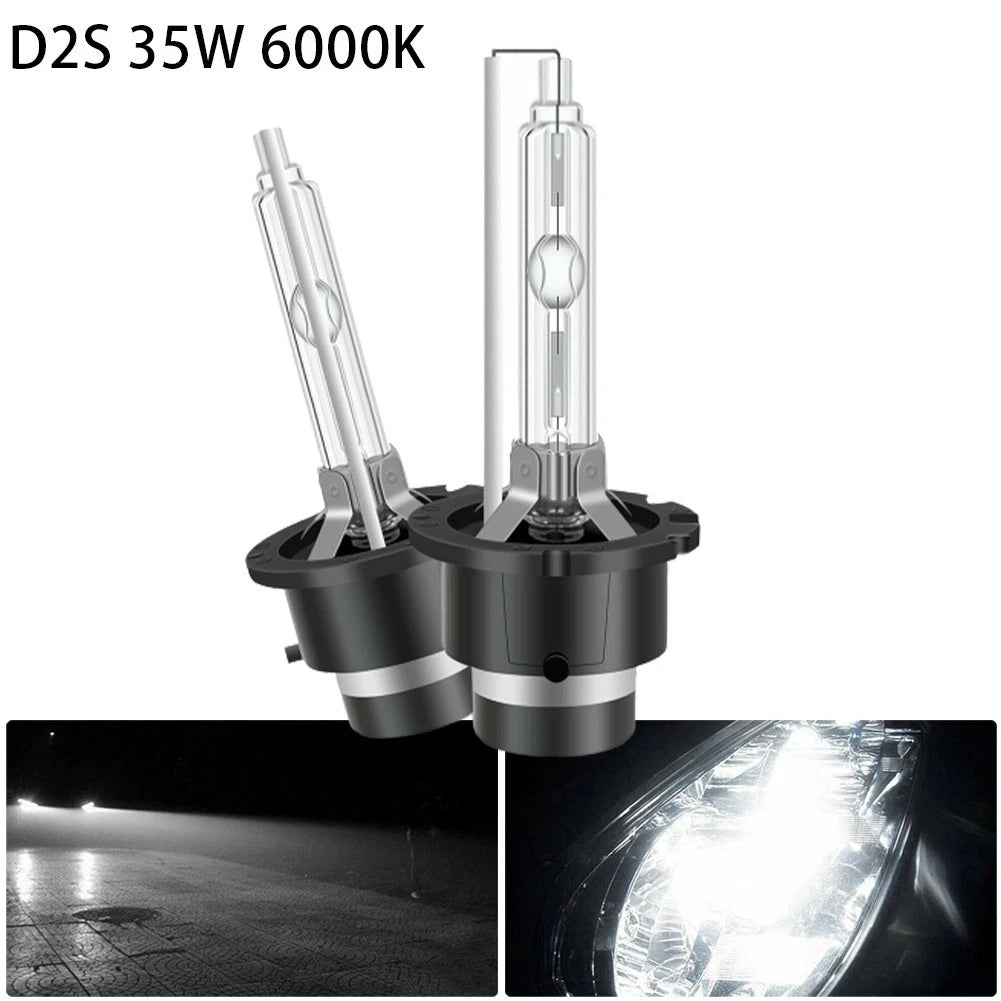 2X Xenon HID LED Headlight Bulbs 12V 6000K for