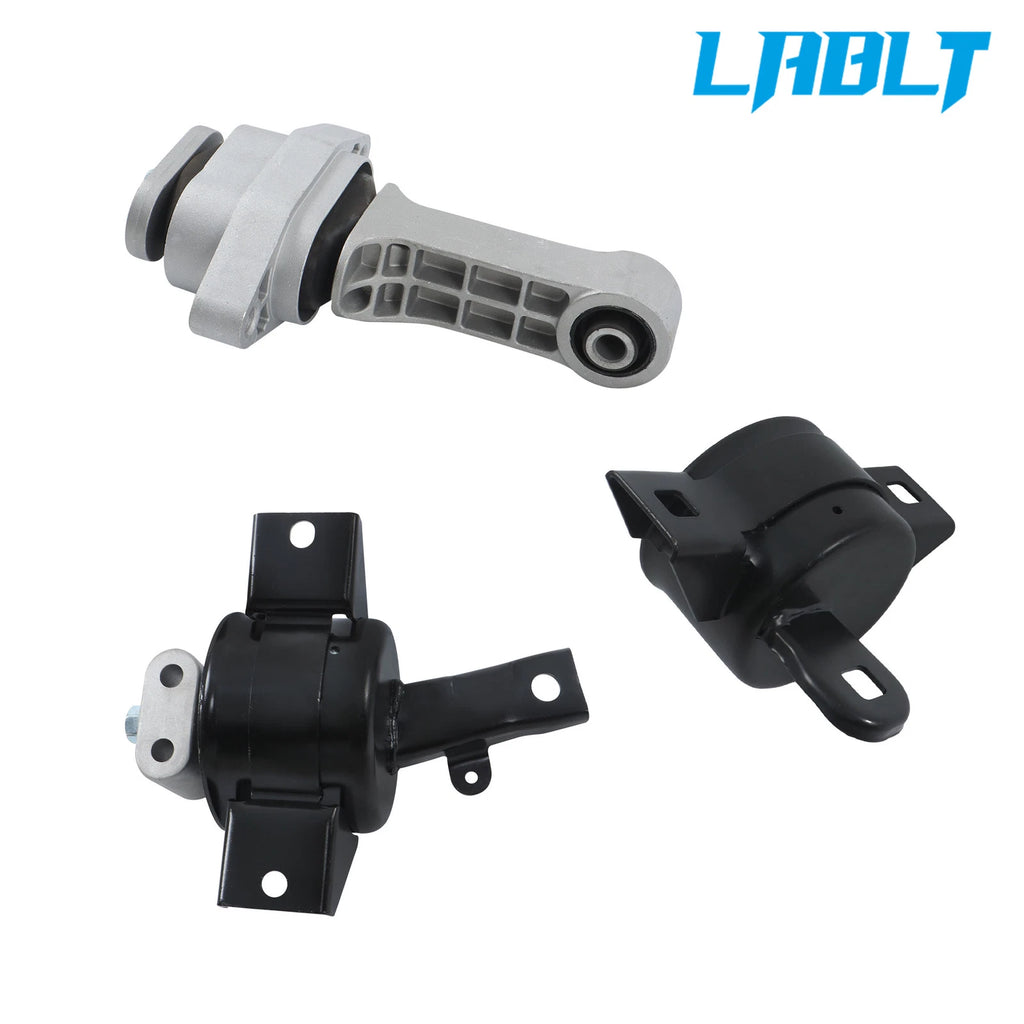 3PCS Engine Motor & Transmission Mount Kit for Chevrolet Aveo Pontiac Wave (2004–2011)