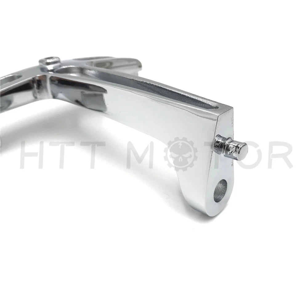Chrome Passenger Floorboard Mounting Brackets for Harley FLH Touring (1993–2008)