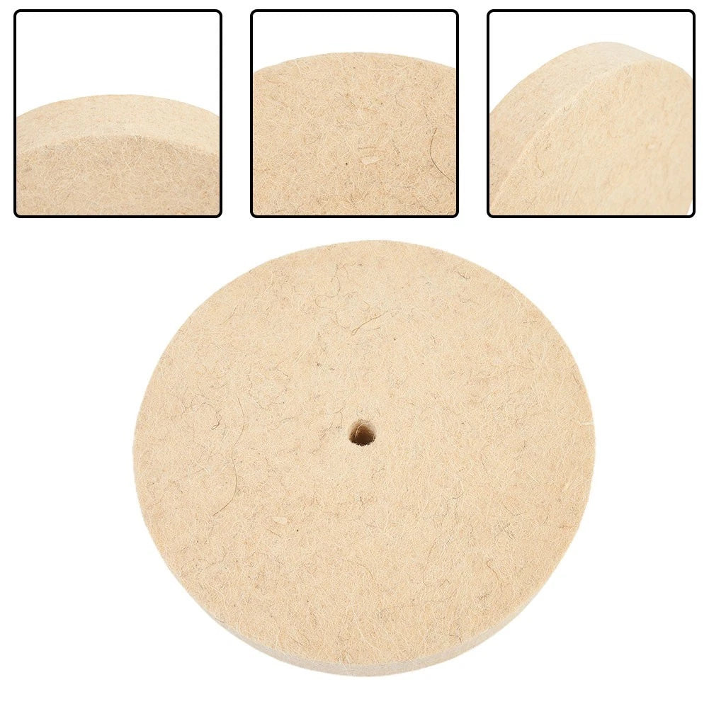 6in Wool Felt Polishing Buffing Wheel for Rotary Tools (150mm)