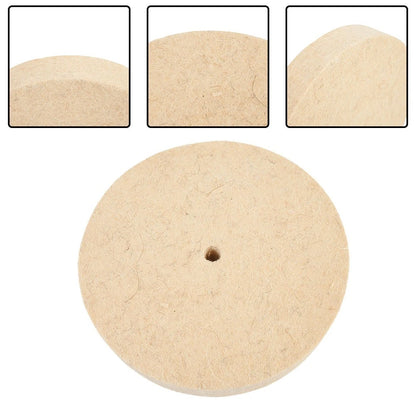 6in Wool Felt Polishing Buffing Wheel for Rotary Tools (150mm)