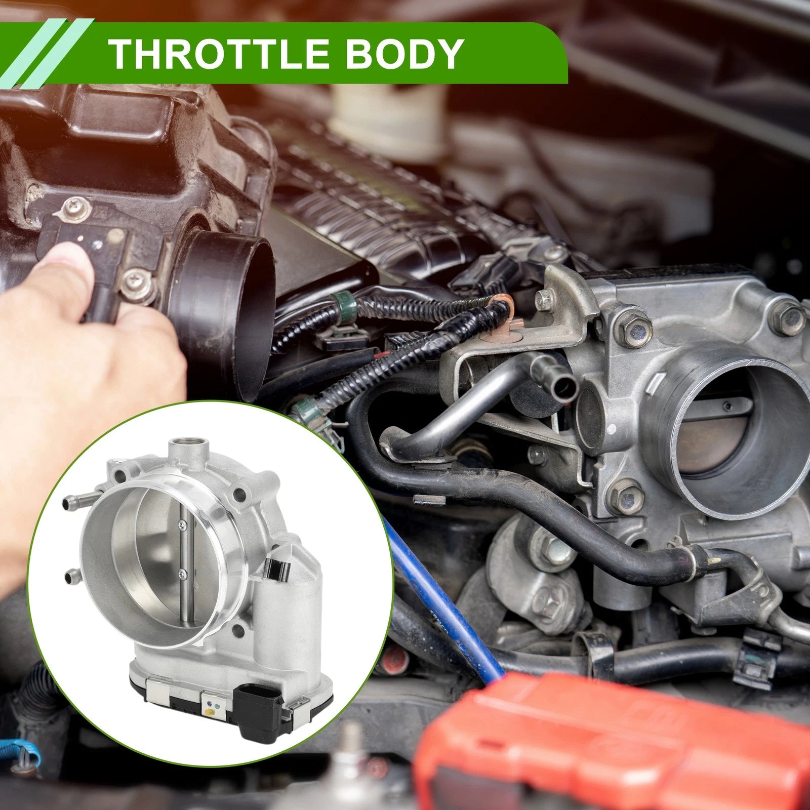 Throttle Body Replacement for Hyundai Equus Santa Fe Kia Rondo (2000–2016)