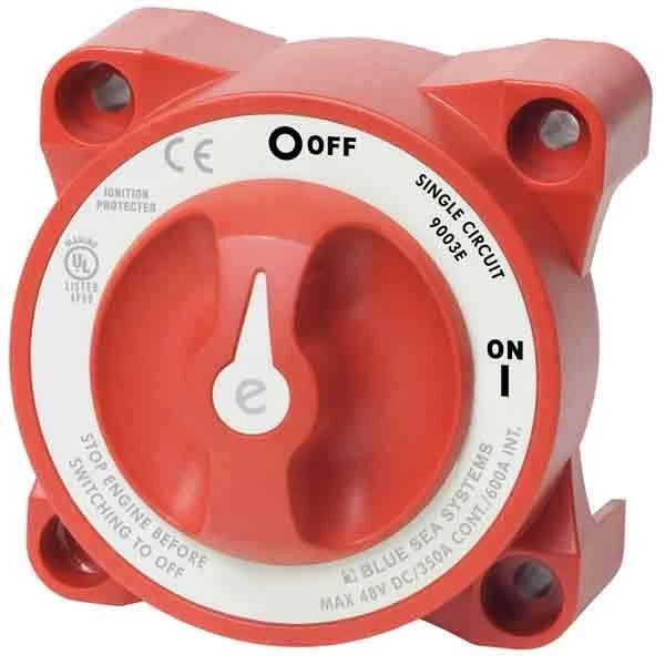 Blue Sea e-Series Single Circuit ON-OFF Battery Switch BSS-9003E for