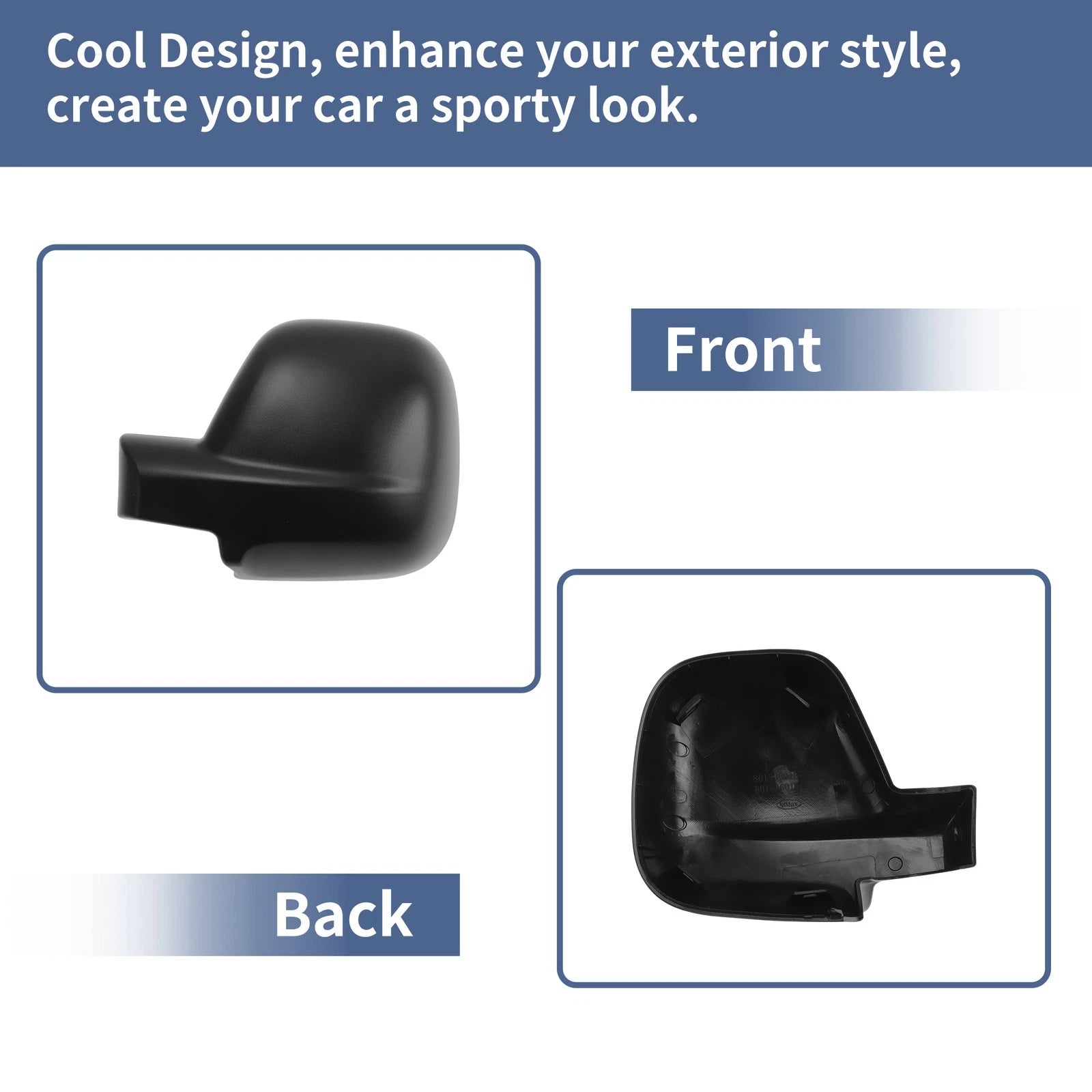 Mirror Cover Cap Replacement for Citroen Dispatch Jumpy (2016–2024)