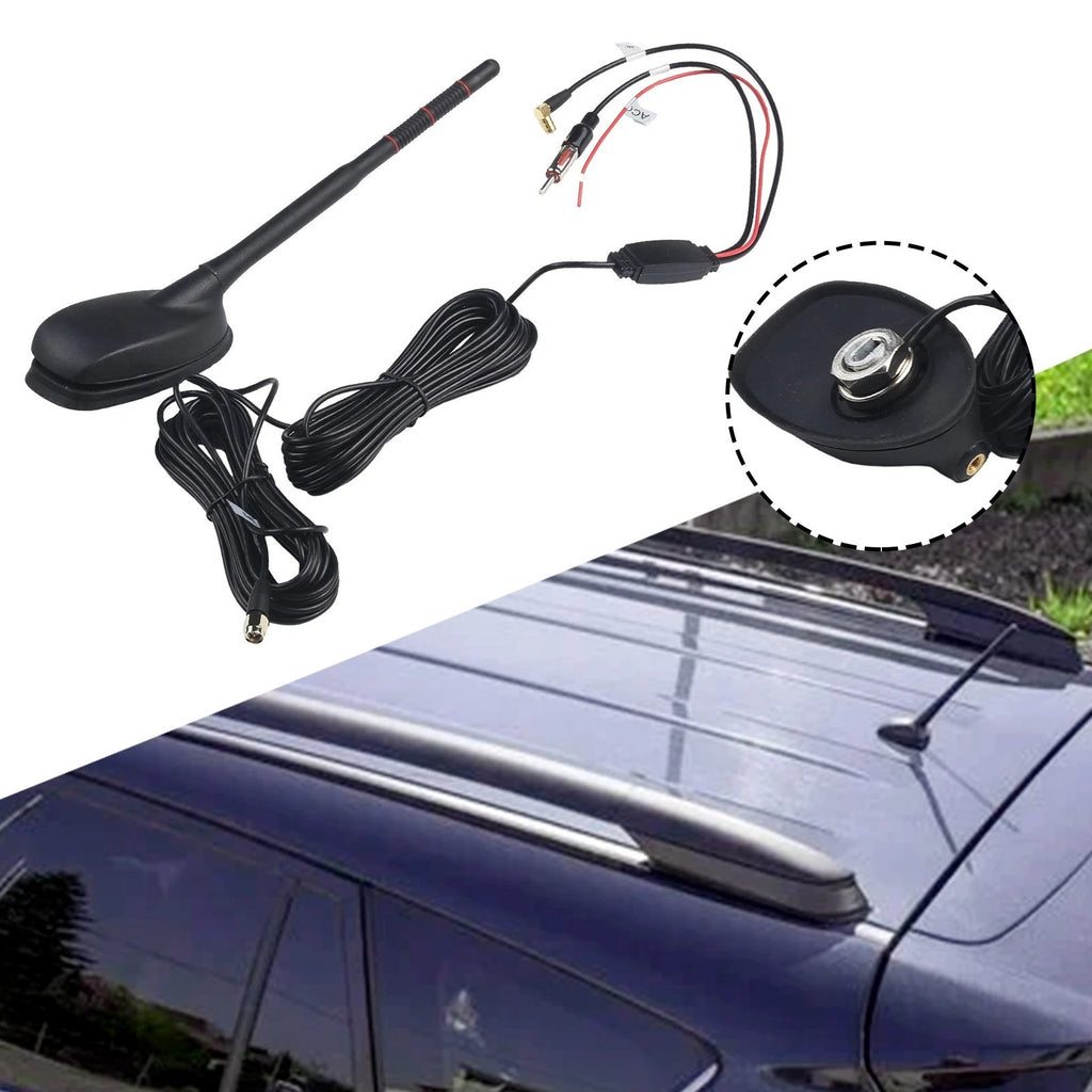 Active Amplified DAB+GPS+FM Antenna for