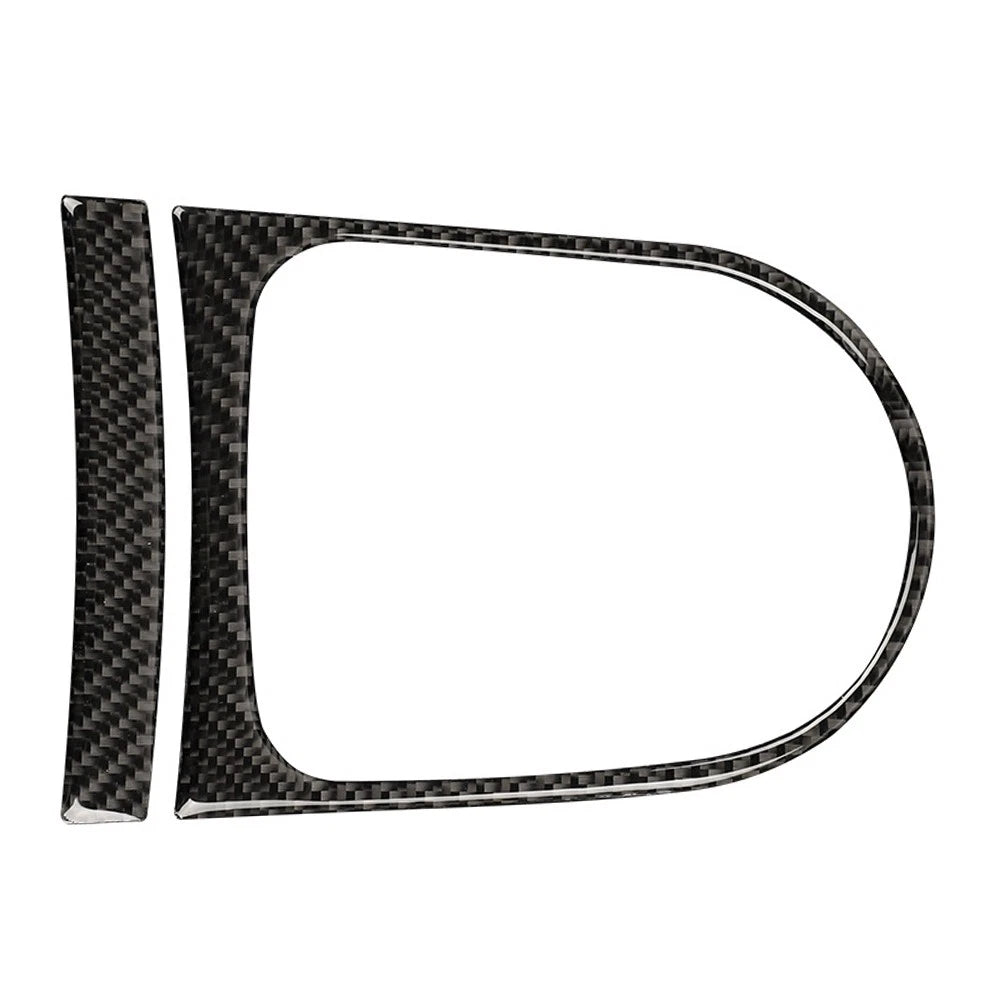 Carbon Fiber Interior Gear Shift Panel Cover Trim for Ford Mustang (2015–2019)