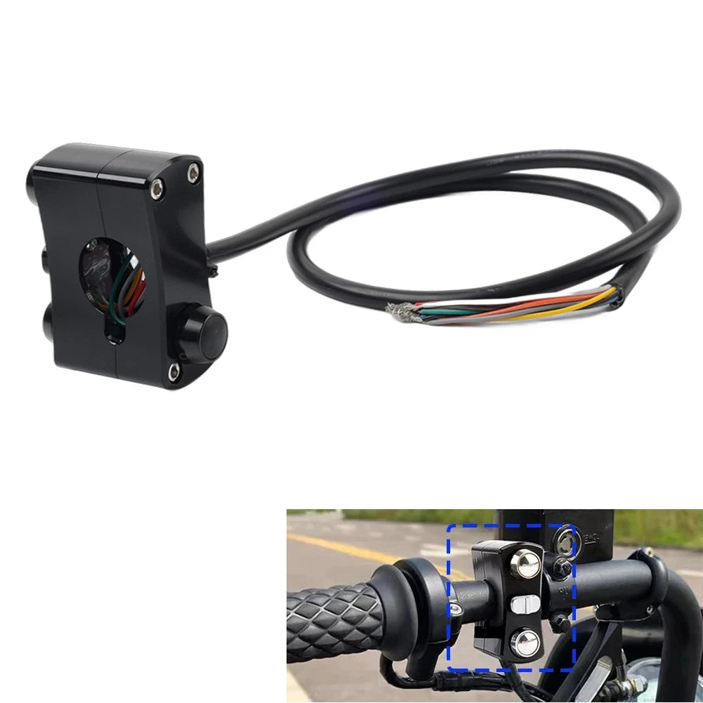 Handlebar Control Switch for Harley Bobber (1")