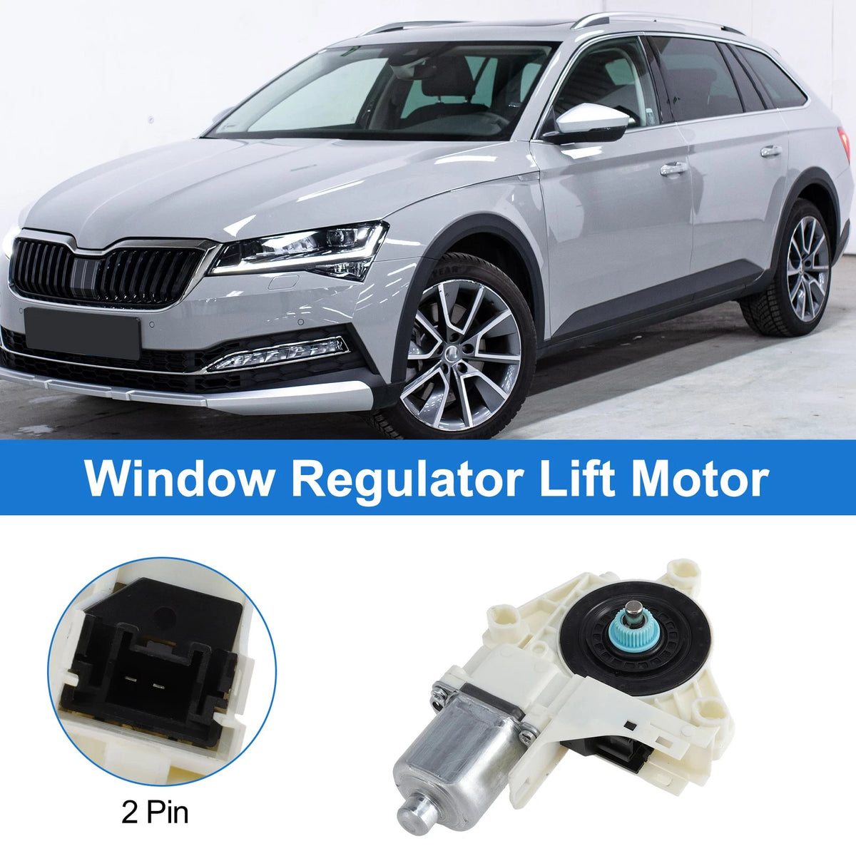 Power Window Regulator Lift Motor No.8KD959802B for Skoda Superb II (2009–2015)