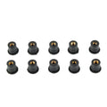 10 Pack Rubber Nuts M6 Vibration Damper for ATV (Motorcycle Windshield)