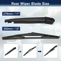 Rear Windshield Wiper Blade Arm Set for Kia Sorento (2016–2020)