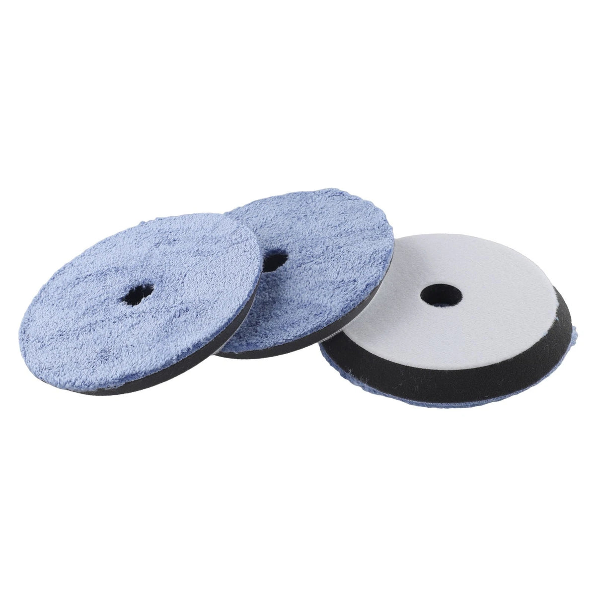 3X Microfibre Pads 150mm for Car Polishing and Detailing