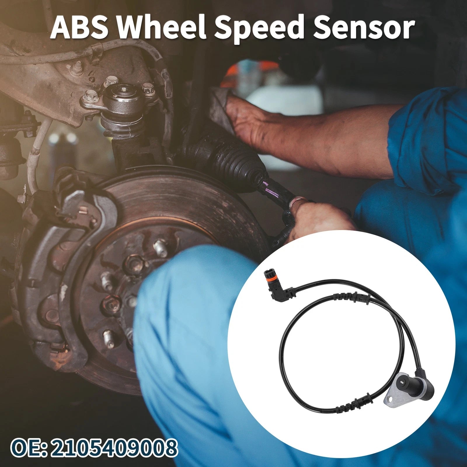 ABS Wheel Speed Sensor Replacement for Mercedes-Benz E420 Front (2003–2006)