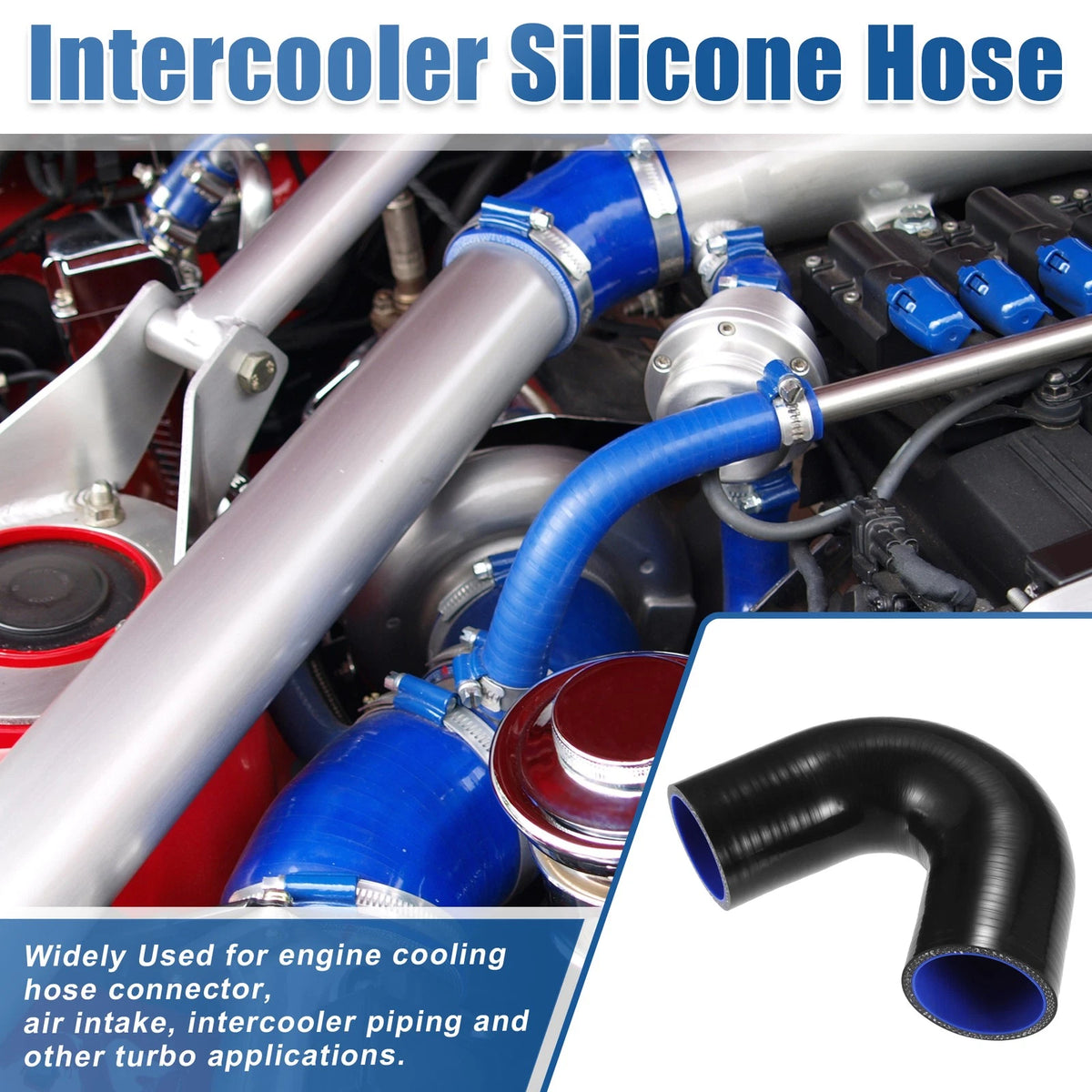 135 Degree Silicone Hose Intercooler Tube Elbow Coupler for Universal