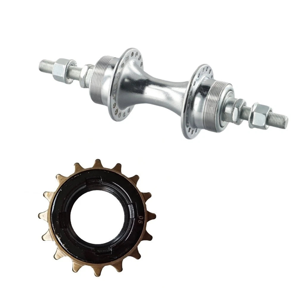 36 Hole Rear Hub for Fixed Gear Bike with 16T Flywheel (Silver)