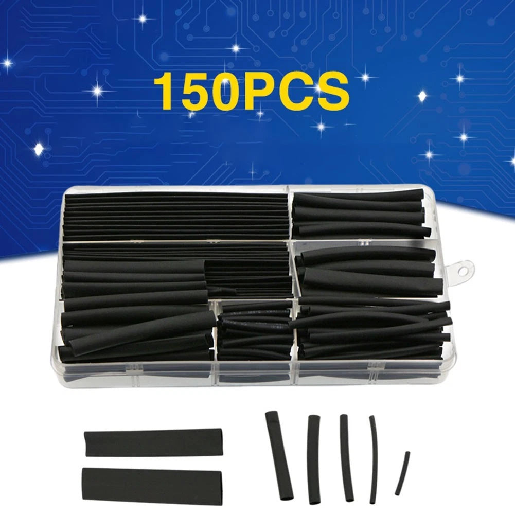Heat Shrink Tubing Sleeve for Universal Applications (150 Pcs)