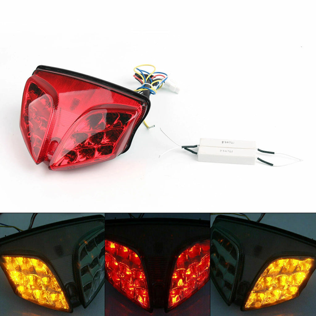 Integrated LED TailLight Turn Signals for Suzuki GSX-R 600/750, GSX-R 1000, SV650
