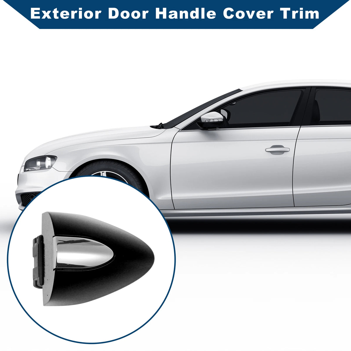 Exterior Door Handle Cover Trim for Buick LaCrosse (2017–2019) Black