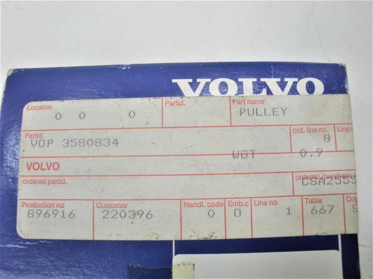 Water Pump Pulley for Volvo Penta MD/TMD Diesel Engine (3580834)