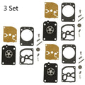 Set of 3 Carburetor Gasket Repair Kit for Stihl TS410 TS420 (RB-151)