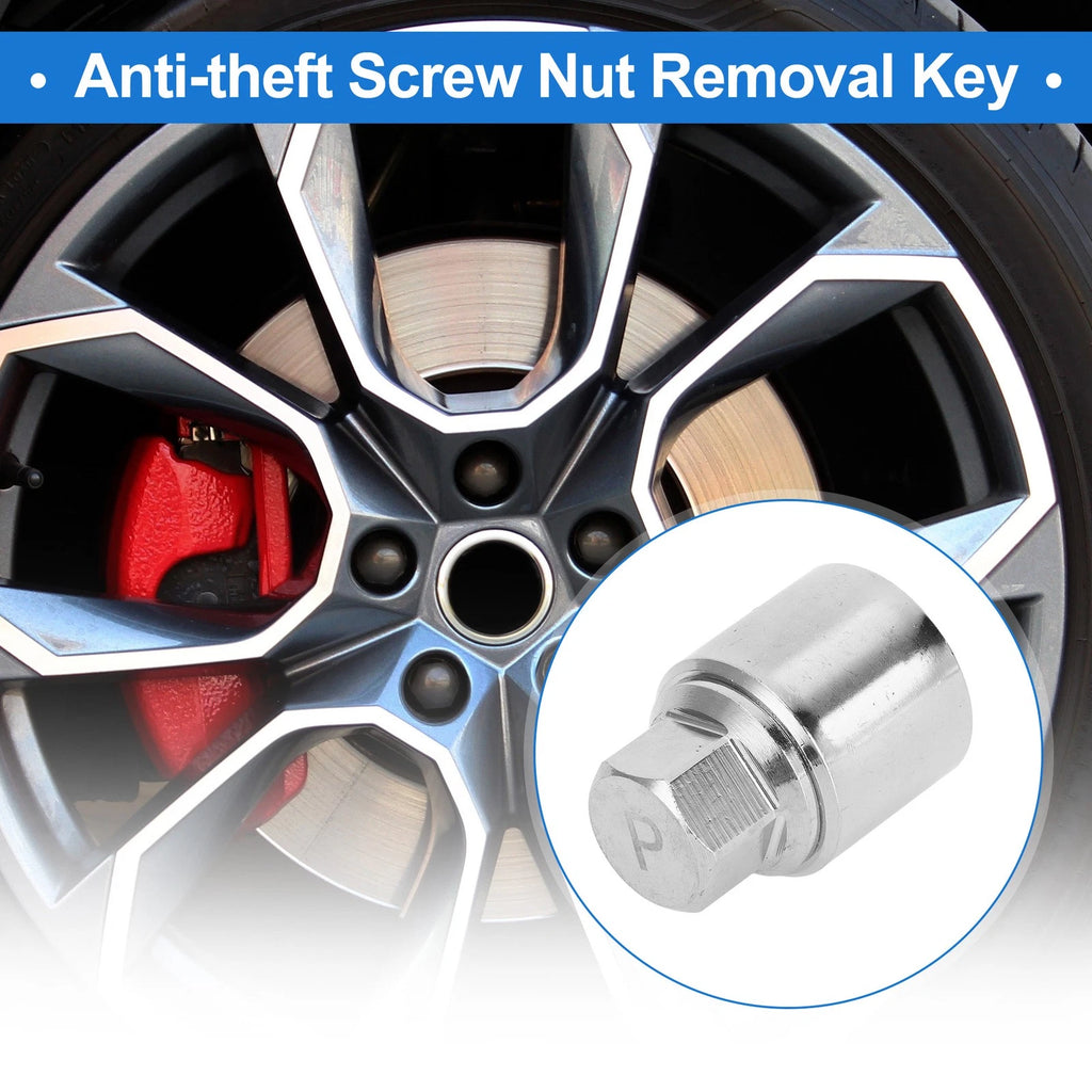 Type P Wheel Lock Lugnut Antitheft Key Socket for Skoda VW