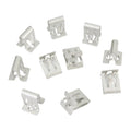 Retainer Clip Fastener for Vehicle (Silver)