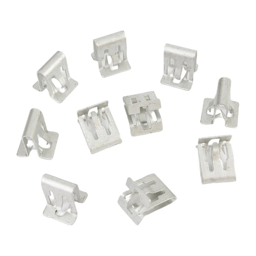 Retainer Clip Fastener for Vehicle (Silver)