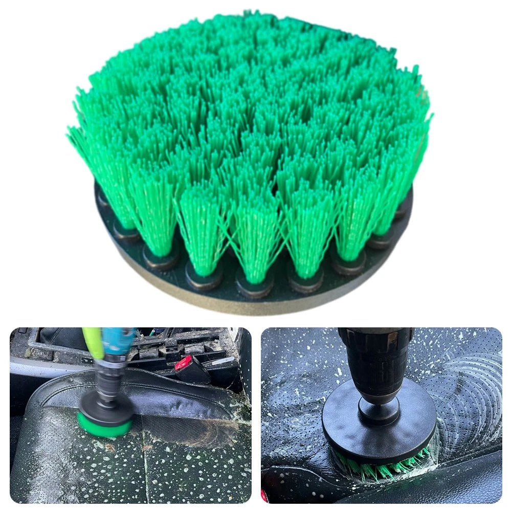 1pc Drill Brush Set for Car Detailing Tools (Carpet, Leather)
