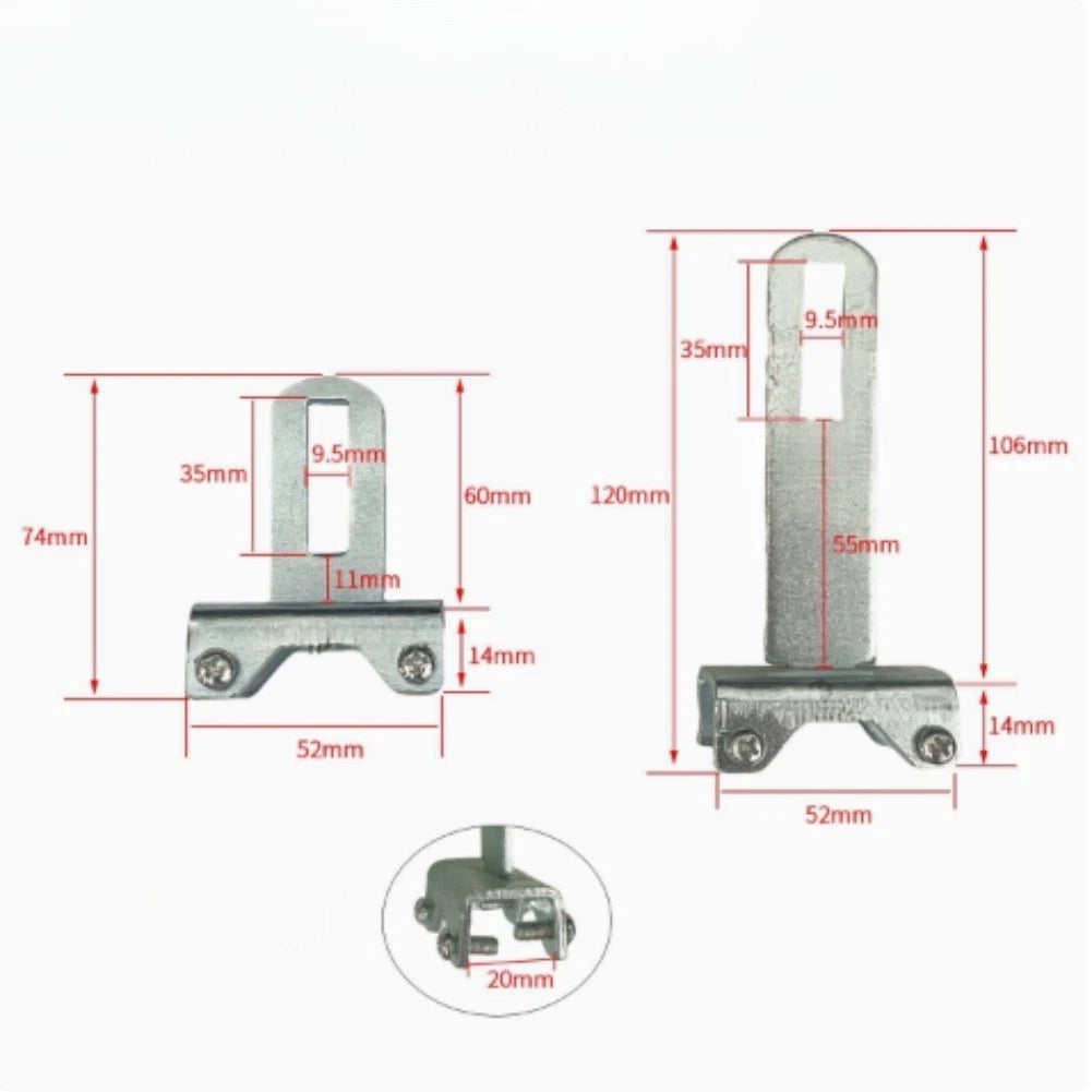 Limit Switch Holder Bracket for Sliding Door Opener Rack 8mm 12mm