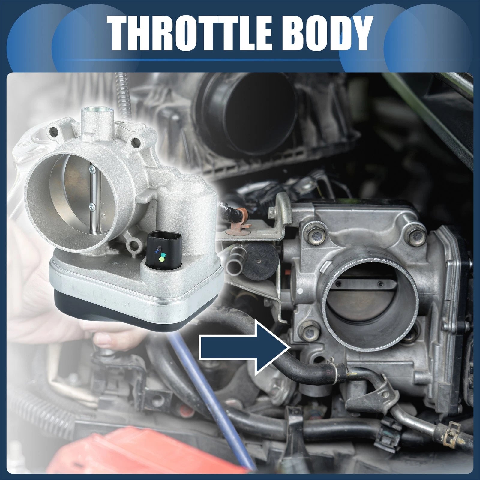 Throttle Body Actuator Replacement for Chrysler 300 2.7L 3.5L (2011–2020)