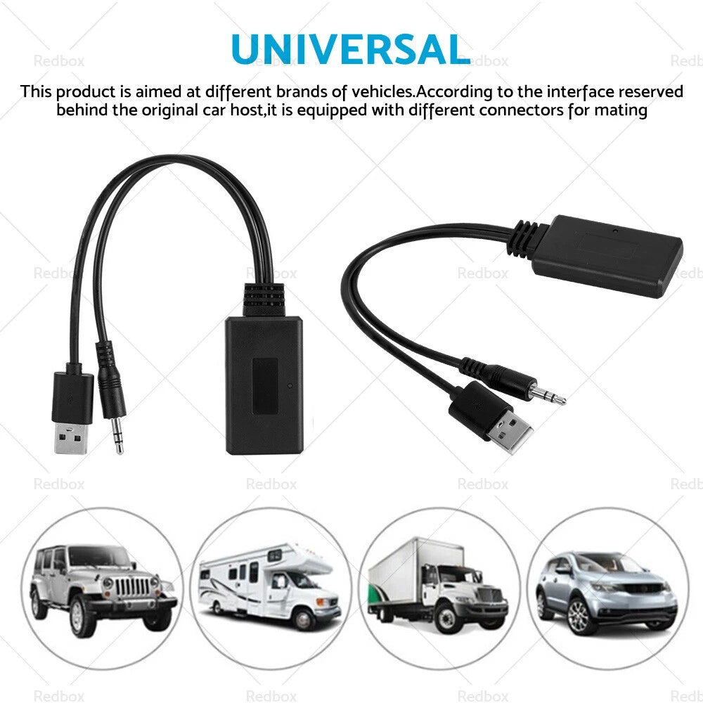 Bluetooth AUX Cable Adapter for BMW 3 Series E90 E91 E92 E93