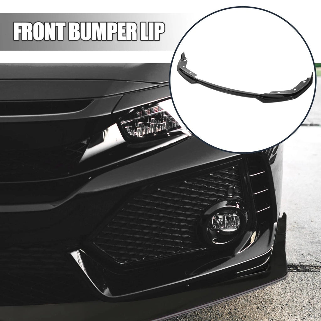 Front Bumper Bottom Lip Splitter Set Glossy Black for BMW 3 Series G28 (2019–2021)