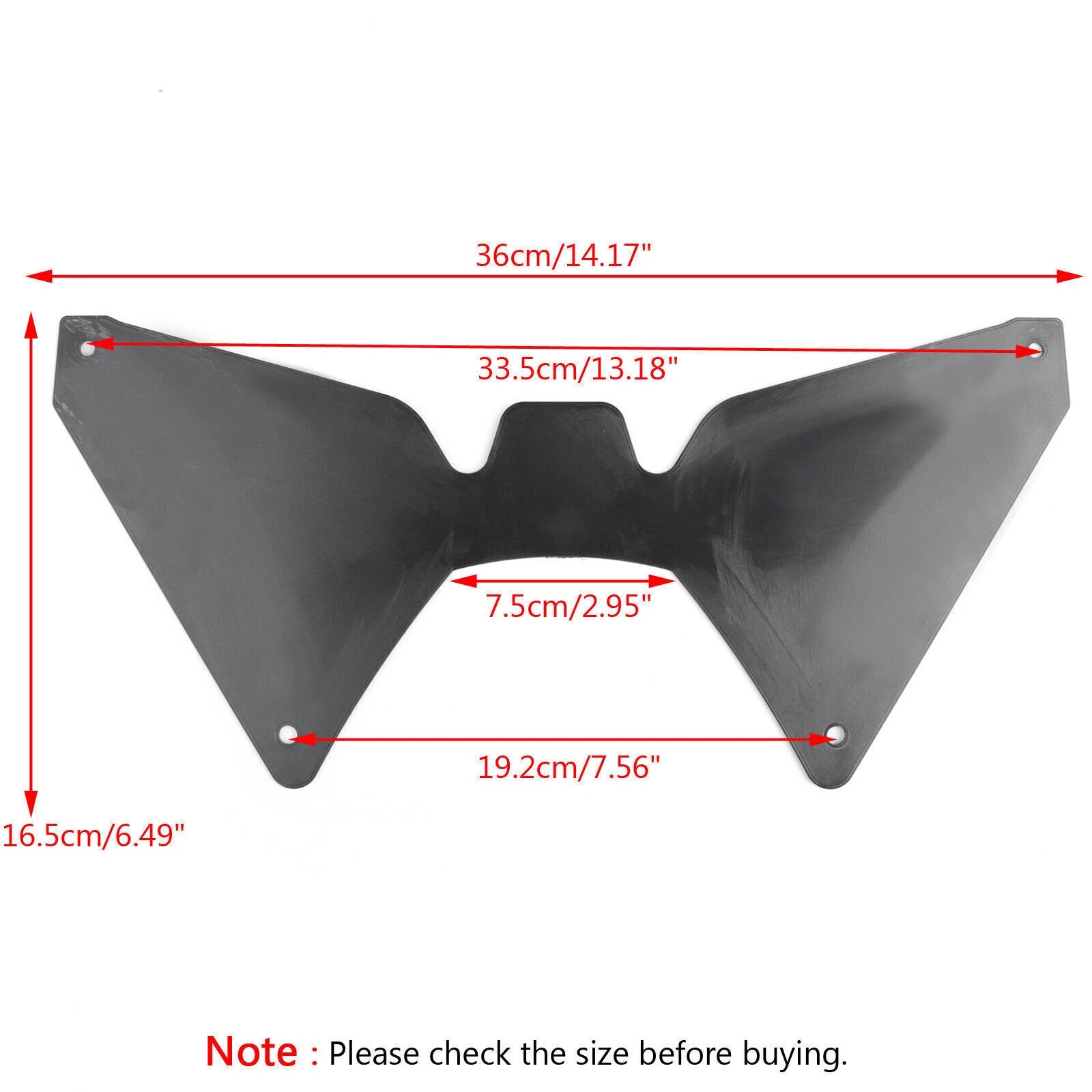 Front Air Dam Gas Tank Cover Deflector Shield for Honda CRF1000L (2016–2018) T9