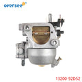 Carburetor 13200-92D52 for Suzuki DT8C Outboard Engine