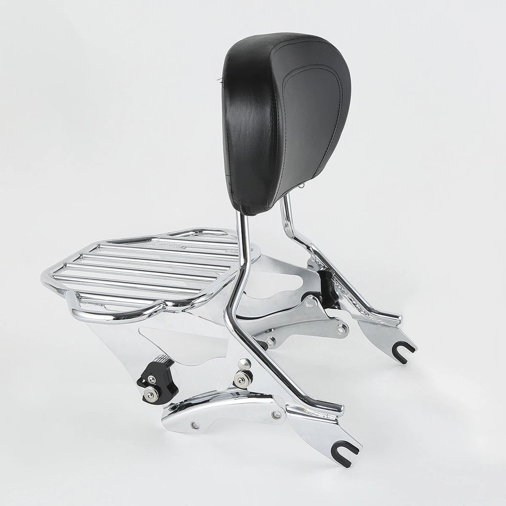 Sissy Bar Luggage Rack Backrest Docking Hardware for Harley Touring (2014–2023)