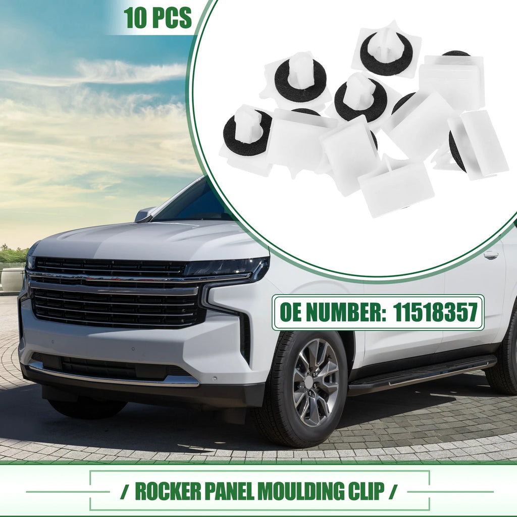 Rocker Panel Clips Replacement 10 Pack for Chevrolet Avalanche (2007–2013)
