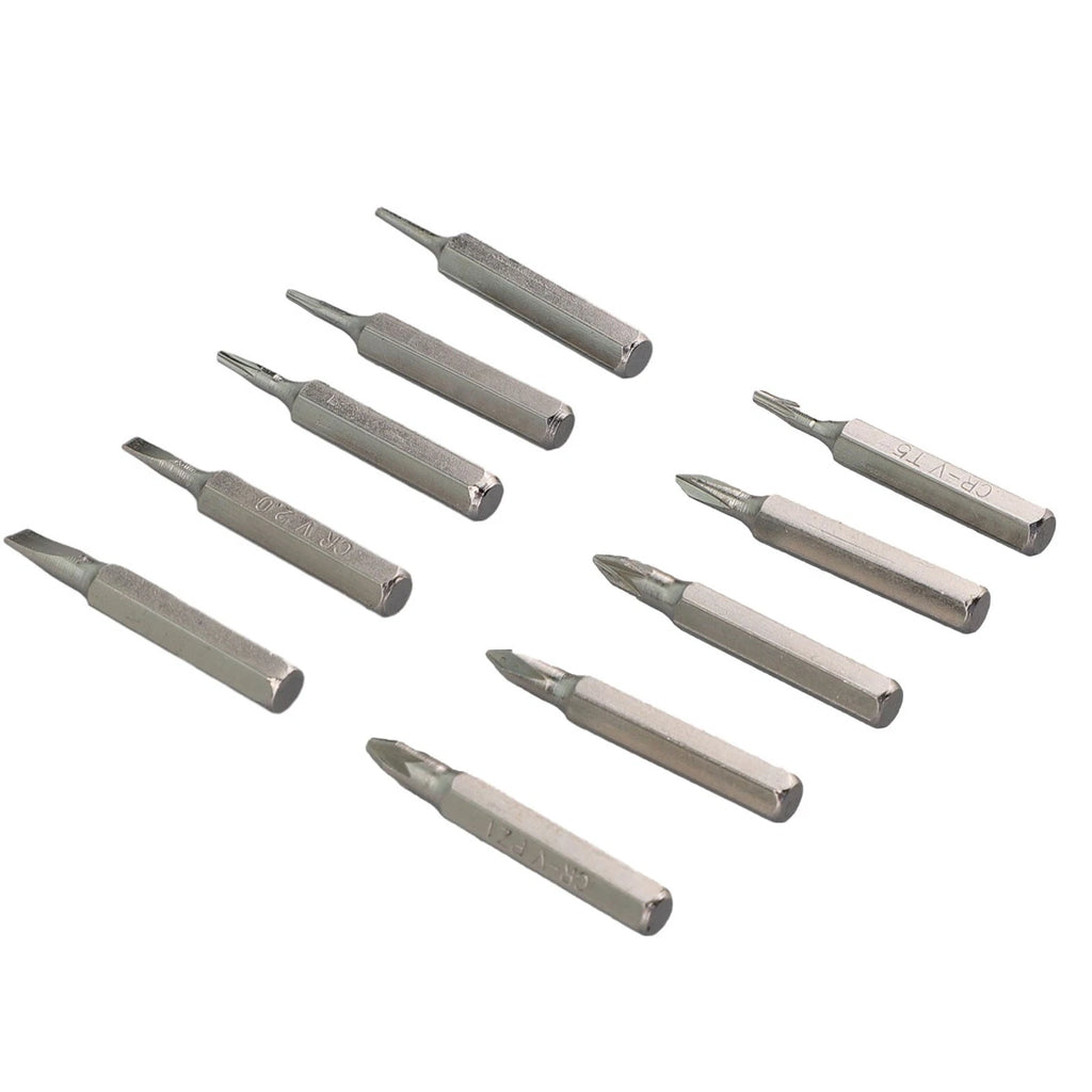 Set of 4 Magnetic Screwdriver Bits for Precision Instruments