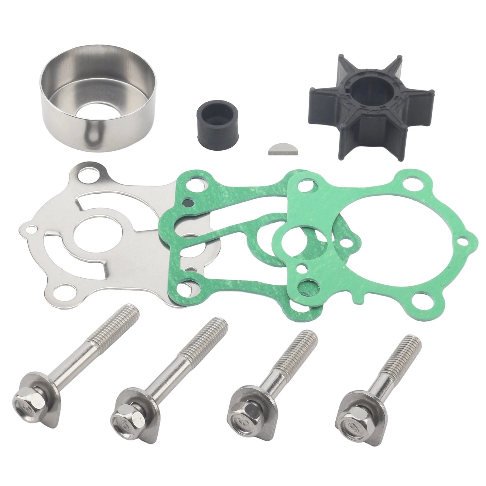 Water Pump Rebuild Kit for Mercury Yamaha Mariner Outboard 48hp 55hp 60hp (46-84188M)
