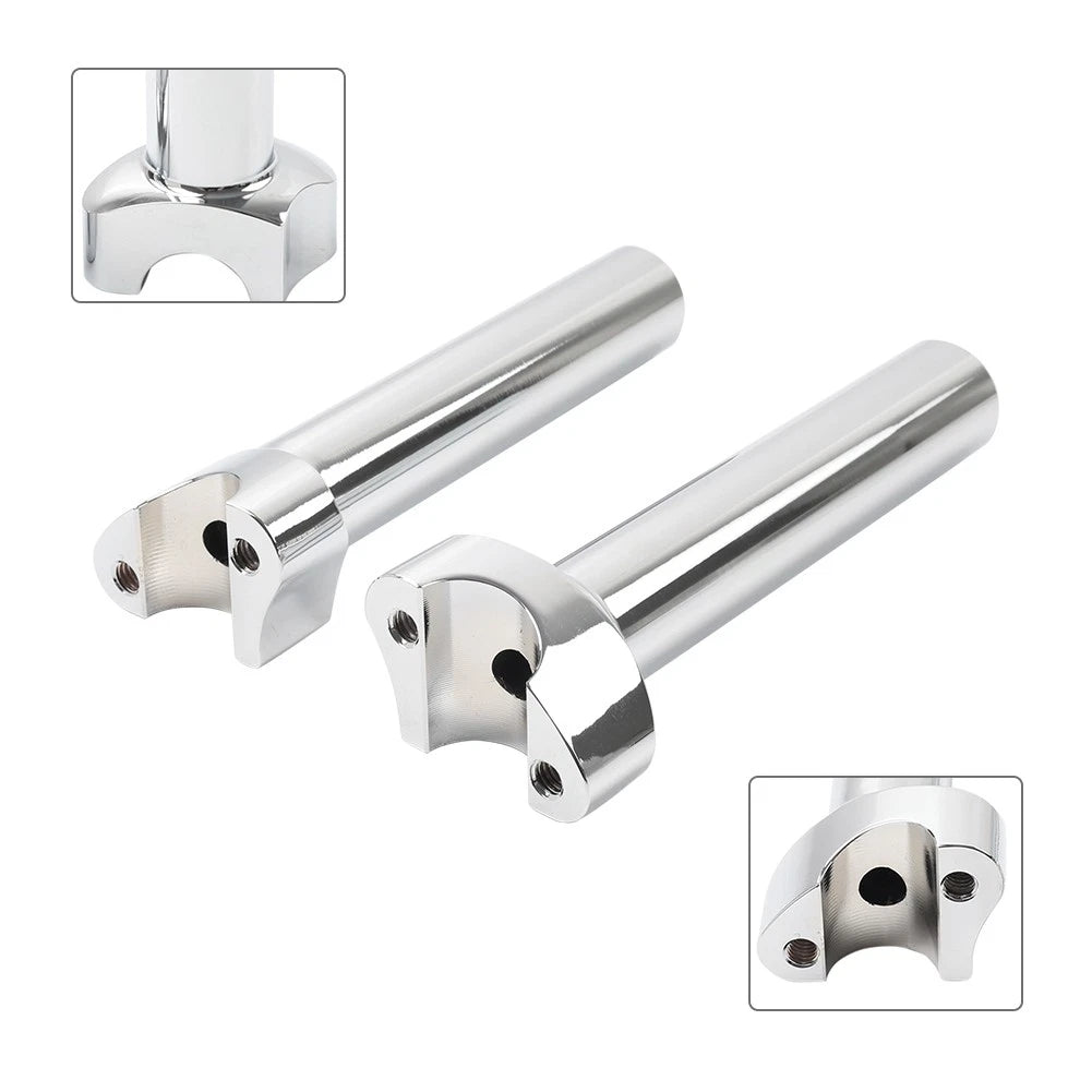 6.5" Straight Handlebar Risers for Harley Dyna Low Rider Super Glide (1" Bar)
