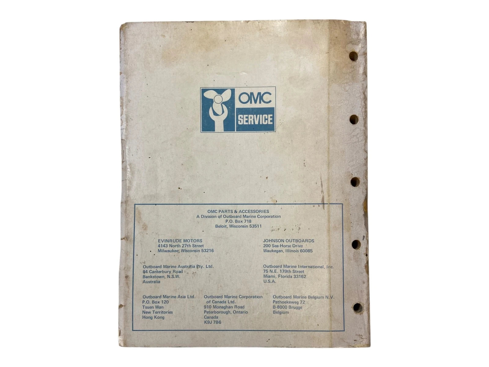 OMC Service Manual for V-6 Models (1981) 392790