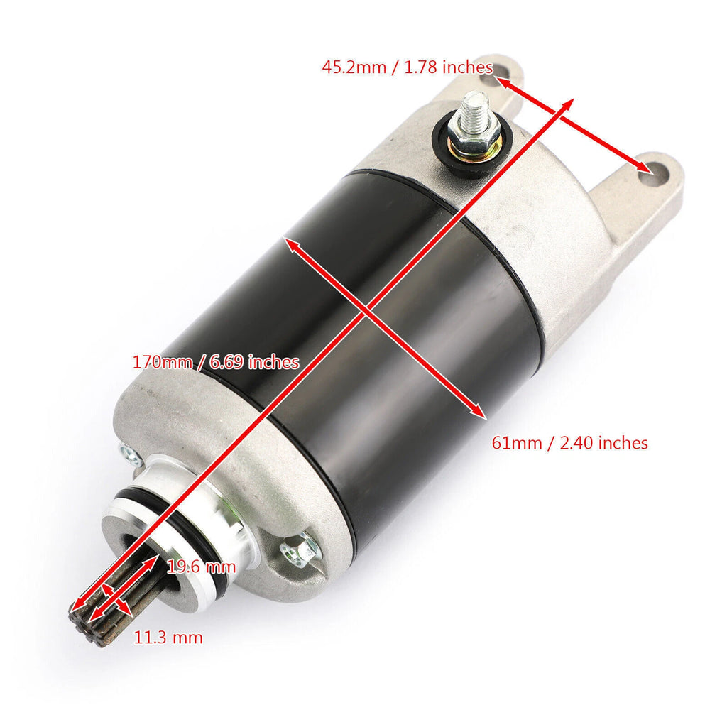 Starter for Kawasaki EL EX 250 (21163-1136, 21163-1205, 21163-1221, 21163-1317)